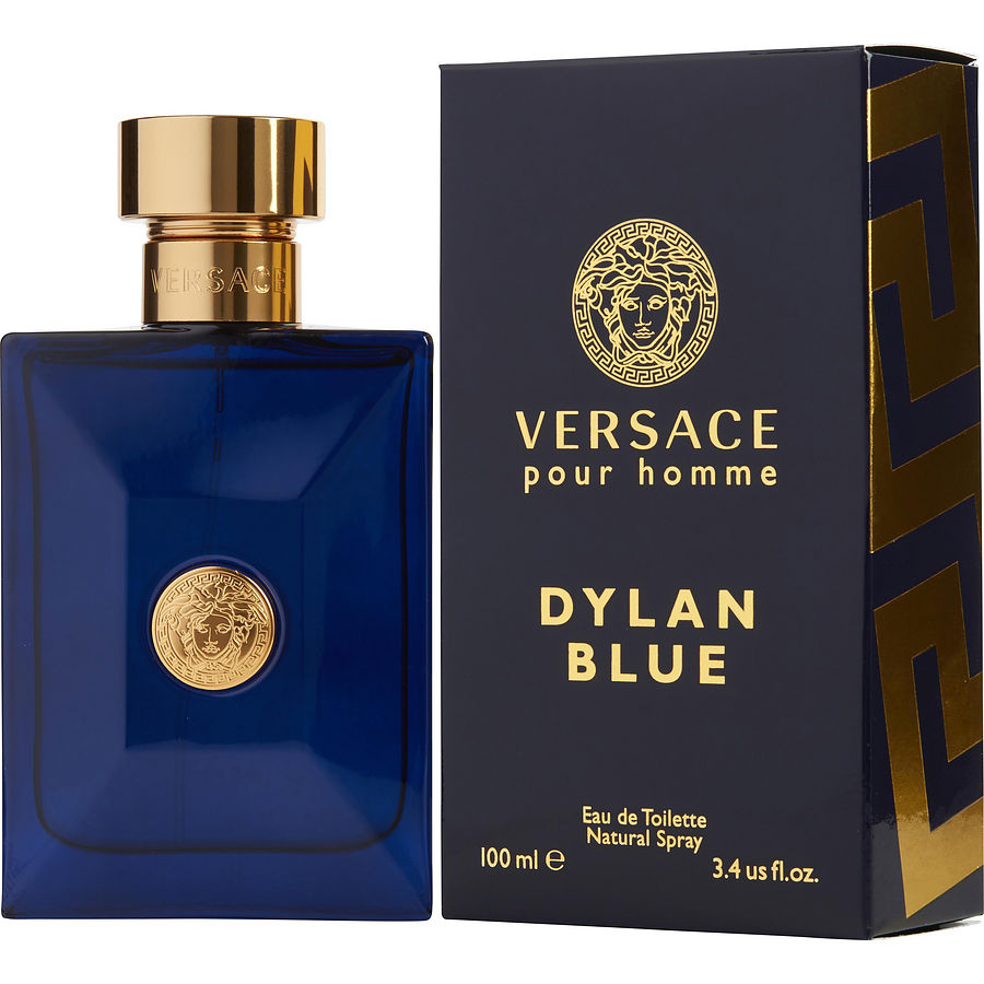 versace perfume blue bottle