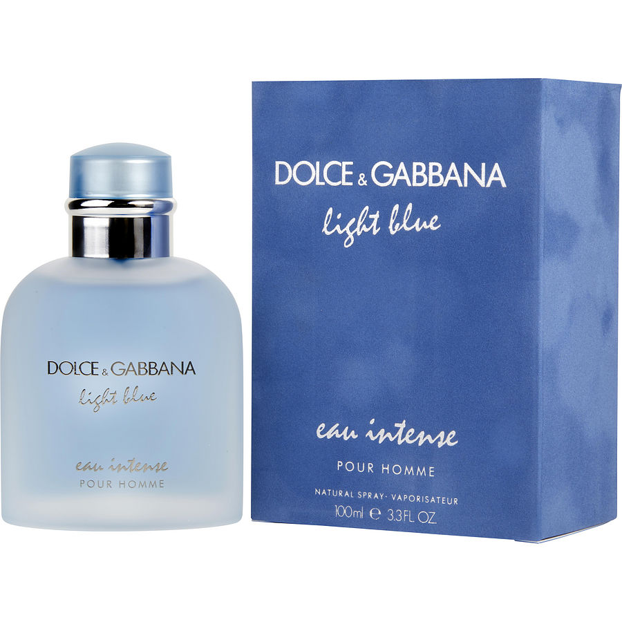dolce gabbana light blue intense set