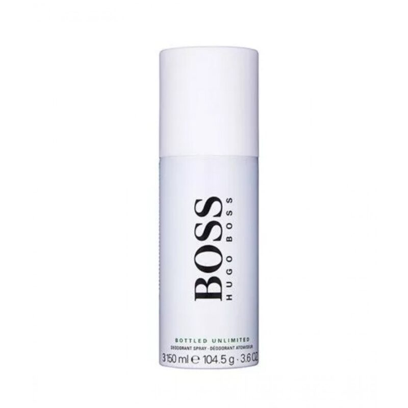 HUGO BOSS BOTTLED UNLIMITED DEODORANT SPRAY 150 ML - Perfume Bangladesh