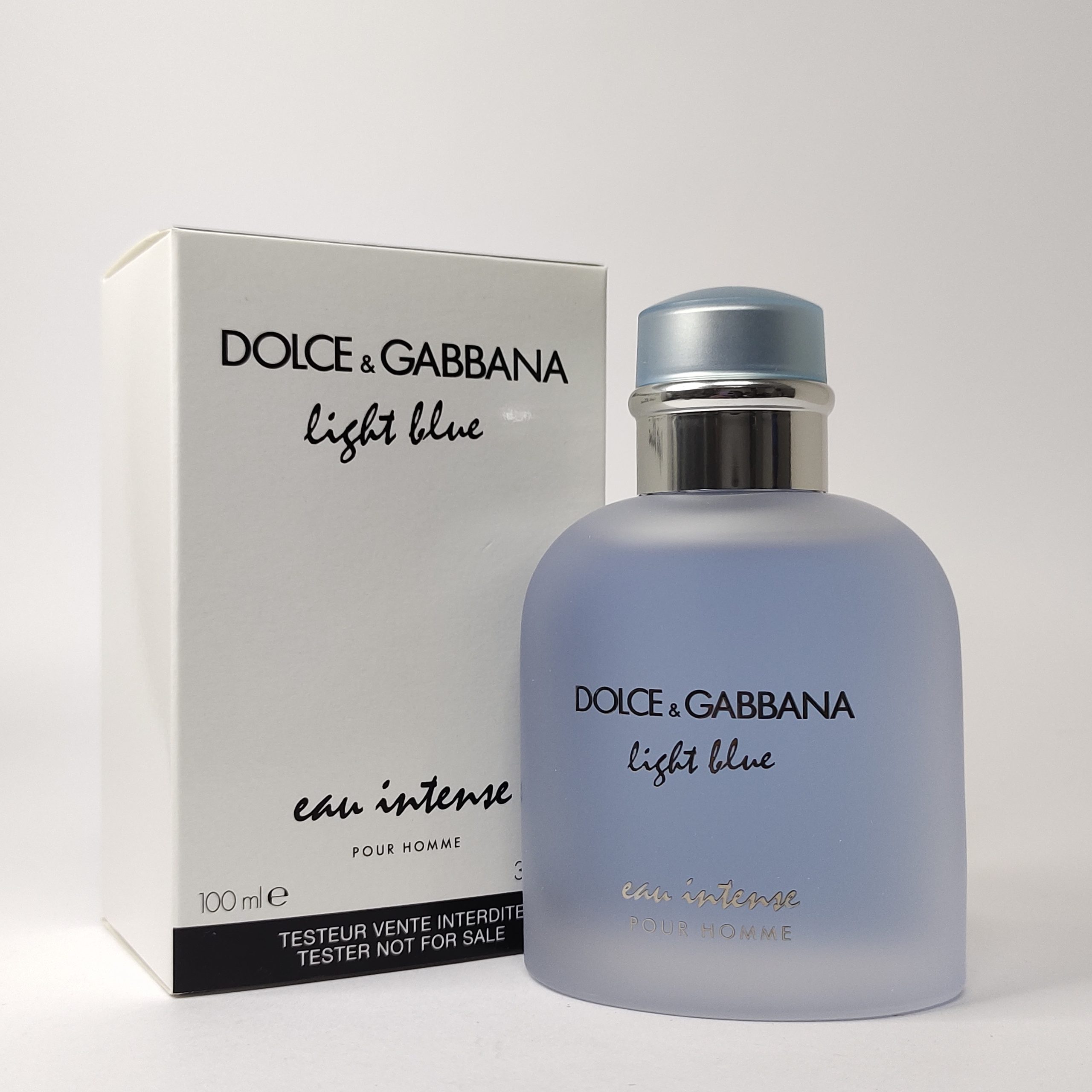Light blue intense pour homme. Dolce Gabbana Light Blue intense тестер.